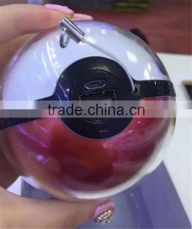 Pokemon Go Pokeball Hot Sales porjector Power Bank 12000mah Poke luminescent Ball Mobile Charger