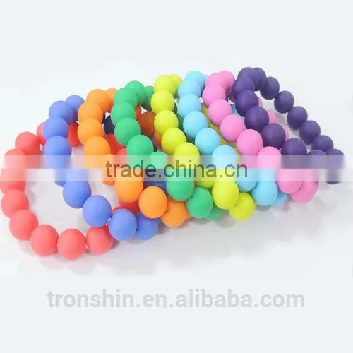 FDA approved jewelry silicone wristband beads