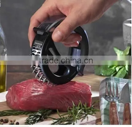 CY123 PRO Rolling Meat Beef Tender Easy Handle Tenderizer Needle Kitchen Tool