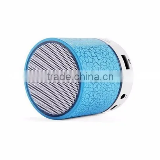 2016 Colorful Dazzle Light Crack Bluetooth Speaker Outdoor Portable Mini Bass Sound Box