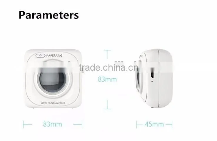 Super Mini Pocket Receipt Printer, Bluetooth Pocket Thermal Printer For Photos/Receipt/Memo Printing