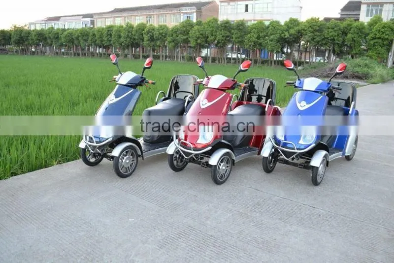 High Quality China Factory 4 Wheel Electric Mobility Scooter For Elders,Safe 48V 50W Back-driving Electric Scooter For Wholesale