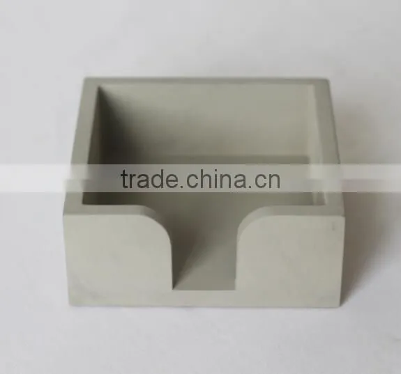 Multifuctional natural plain or bare concrete office desk accessories