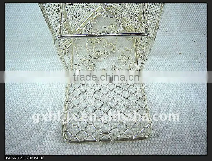 Gold/Silver iron wire decorative small house handmade craft