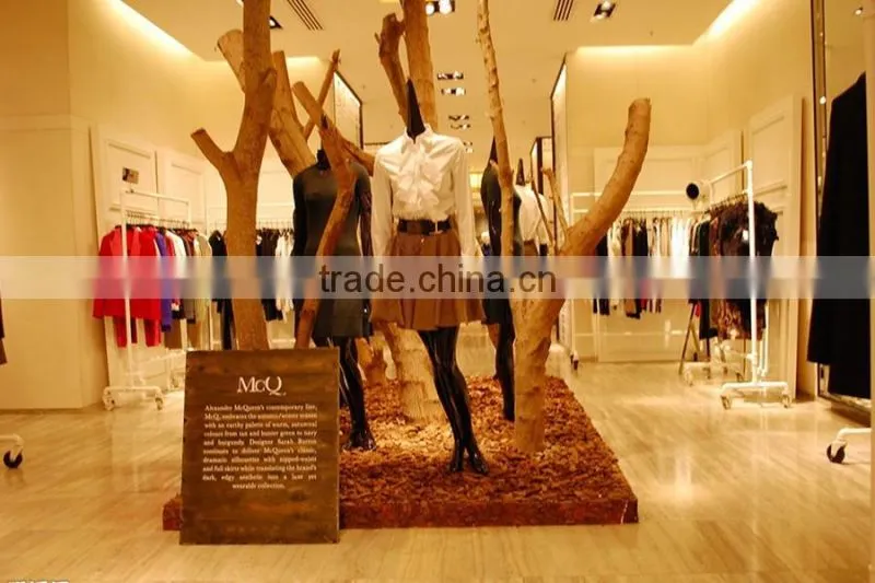Window display tree for stores decoration