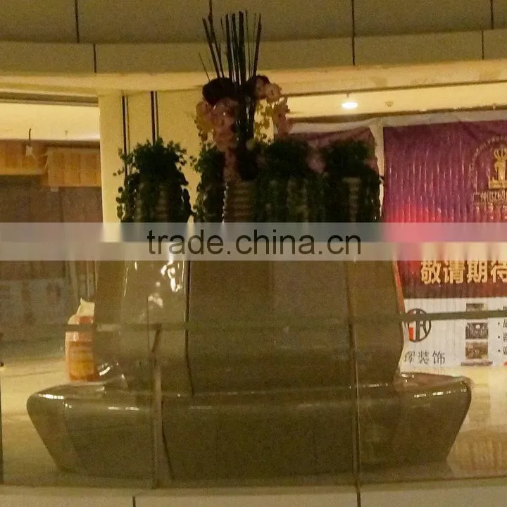 Big fiberglass round chair for mall