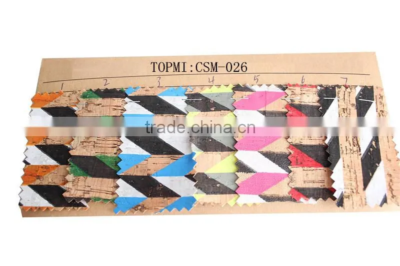 popular cork leather raw material for shoe heel