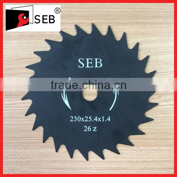 brush cutter blade tungsten carbide blade grass cutter blade 255*60T