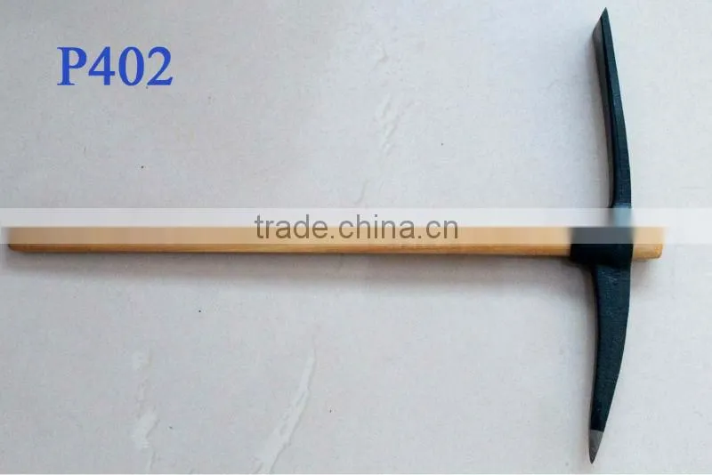 pick axe with wooden handle P402