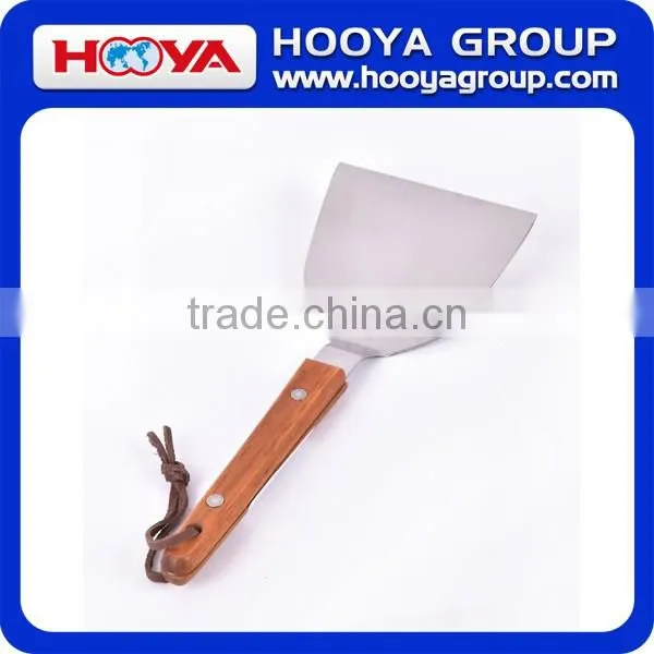 Stainless Steel Pancake Turner with Wood Handle