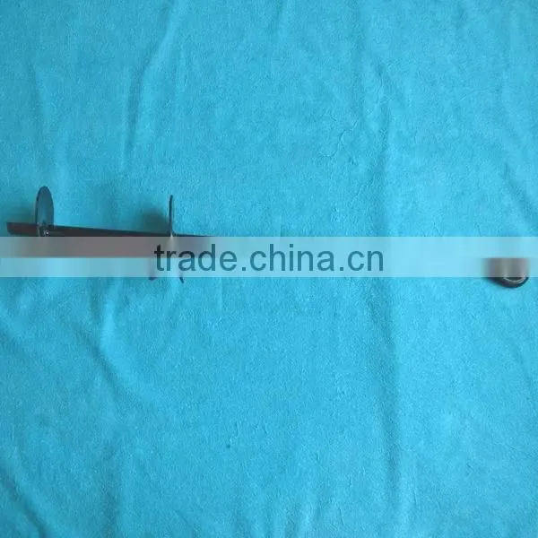 Steel fastening ground anchor