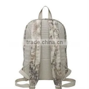 (OEM) exquisite canvas western style casual school backpack