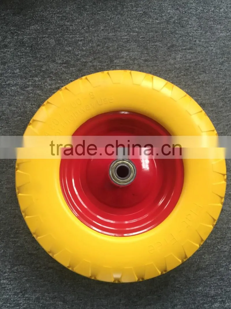hot sell 4.00-8 pneumatic rubber wheel for wheelbarrow