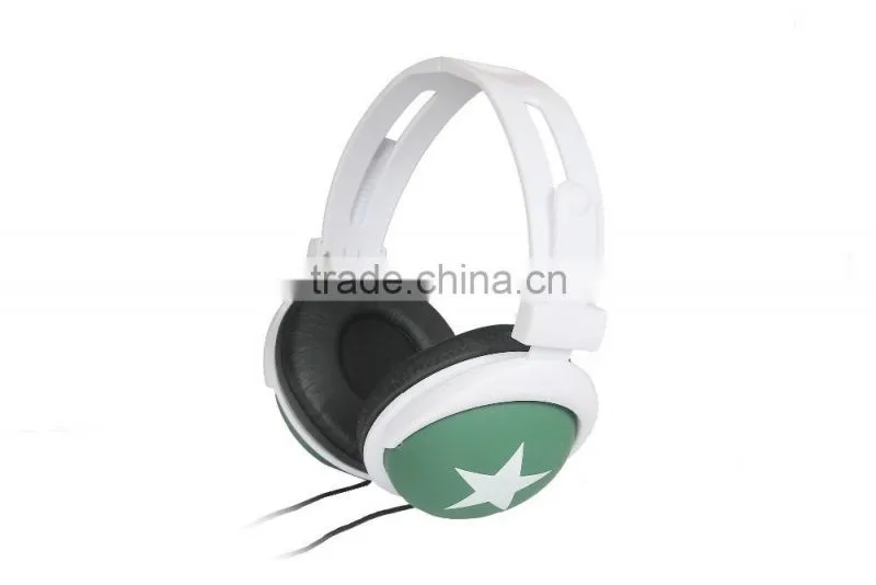 2016 New fashion mix style headphones with volume control
