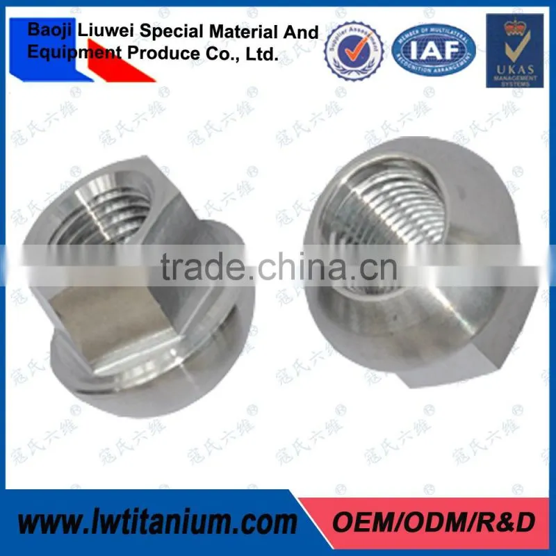 Polished Gr5 M12*1.25/1.5*20 Titanio Racing Nuts by LIUWEI