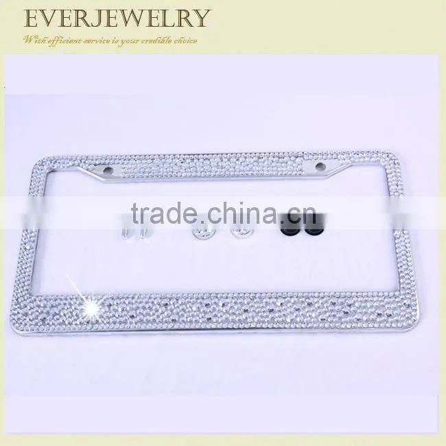 Wholesale high quality pure color crystal rhinestones plate frame