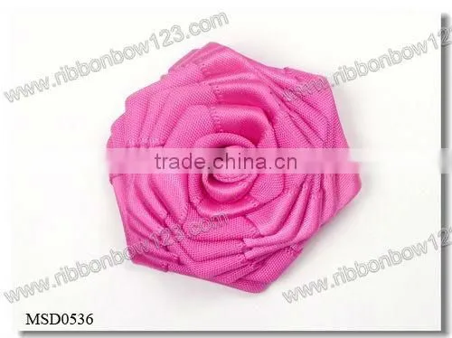 satin ribbon rose