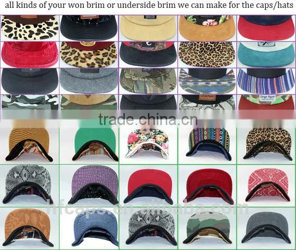 Cheap Aztec Custom made 5 Panel Hat with Woven Tag on the Front