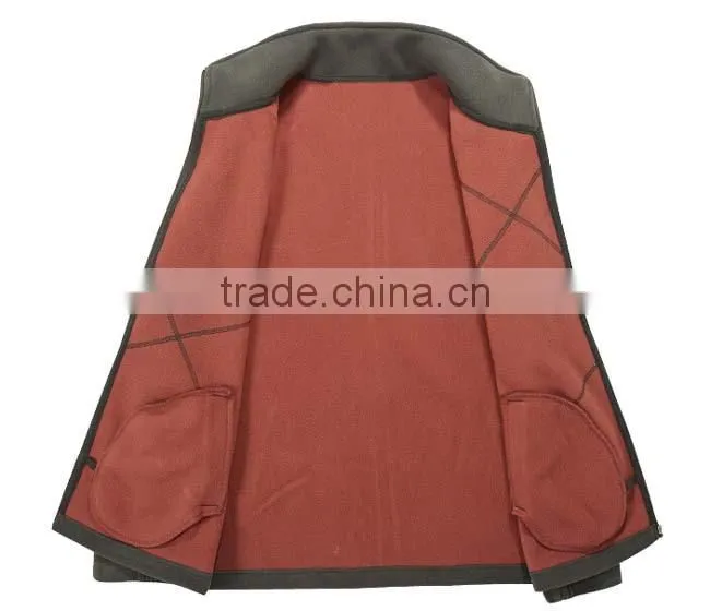 Factory OEM Warm Anti-pilling Men Double Polar fleece Jacket mens coat