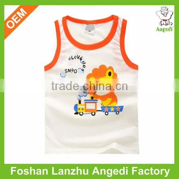 Top quality wholesale kids cotton vest for baby