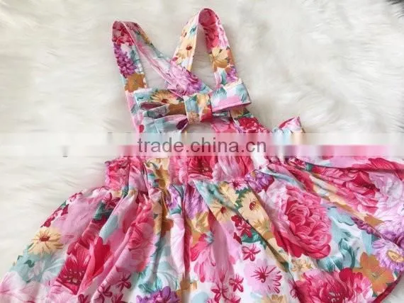 New Designs 0-6 Years Baby Summer Frocks Designs Baby Girl Stripes Cotton Dress