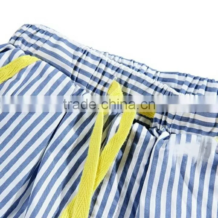 2016 Baby Boys Clothing Set Fish Printed long T-Shirt + Striped Long Pants 2pcs Outfits Casual Summer Kids Clothes