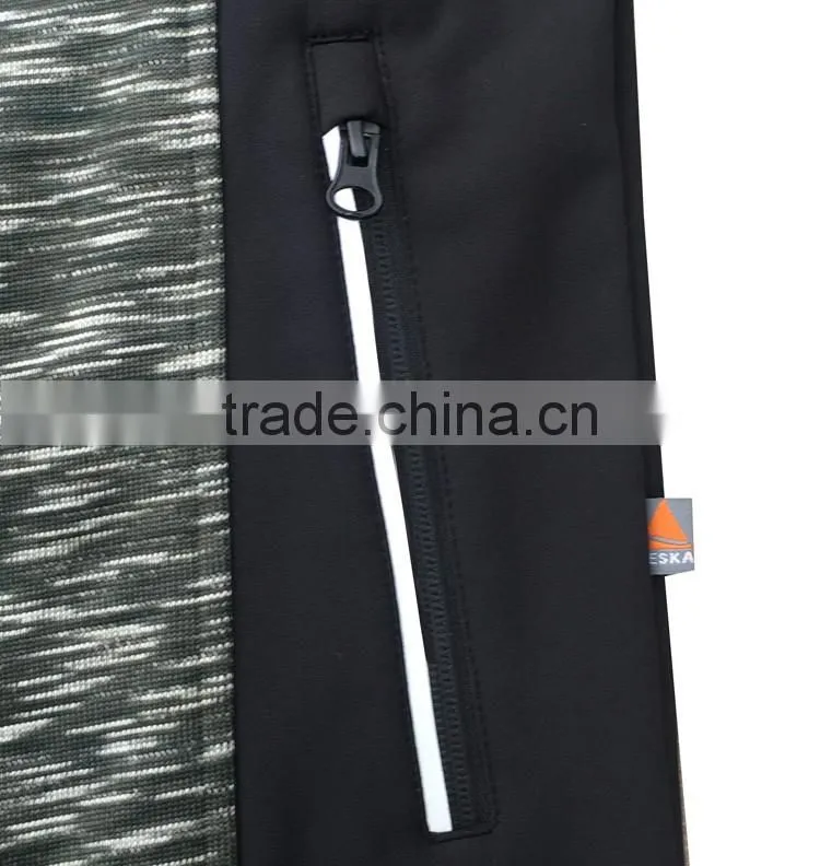 Windproof fitness jacket grey cloth casual wear