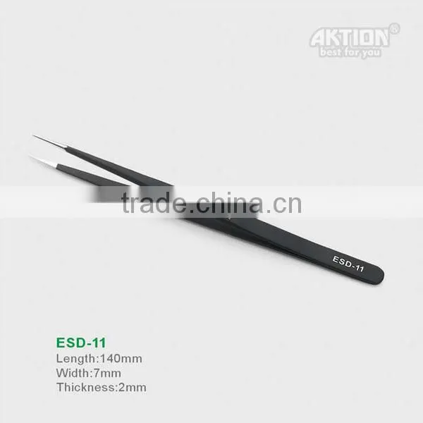 Non-magnetic Tip Tweezer Anti-static ESD 10 11 12 13 14 15 repair-tools