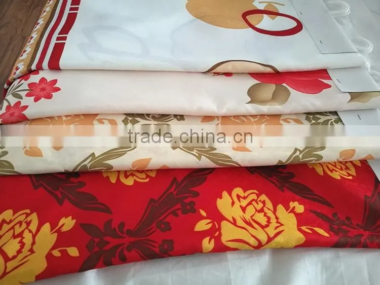 Mattress Polyester Pongee Printed Fabric with high density
