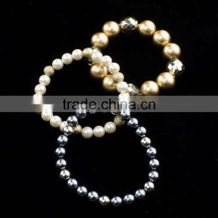 Various types of colorful imitation pearl for imitation pearl bracelet