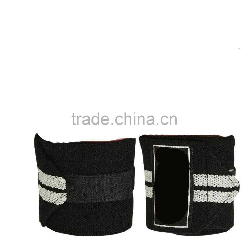 Black & Grey Weight Lifting Wrist Wraps /Fitness Training Hand Bar Wrist Wraps