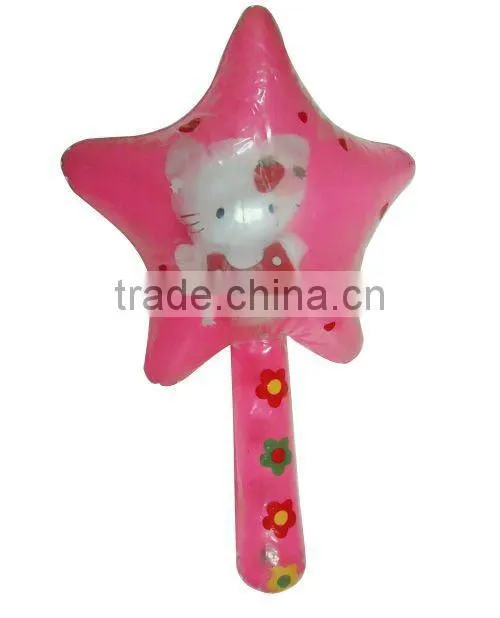 Good quality Star Shape Pvc Inflatable toy for children gift,promotion printed cartoon toys