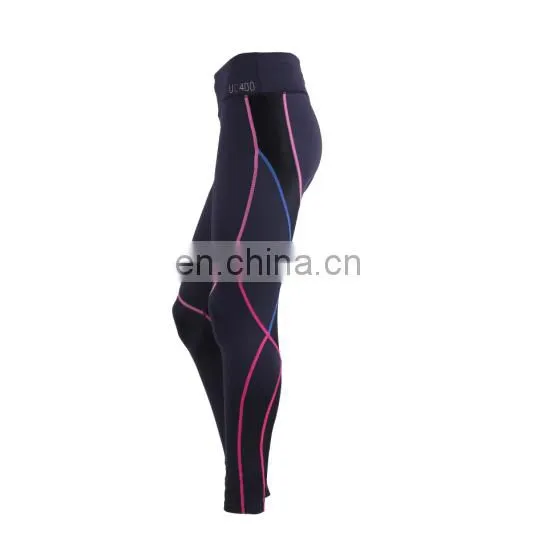 2017 popular design high quality women's compression tights