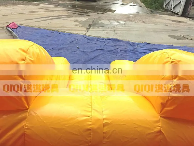 clown inflatable tunnel jumping castle with obstacle