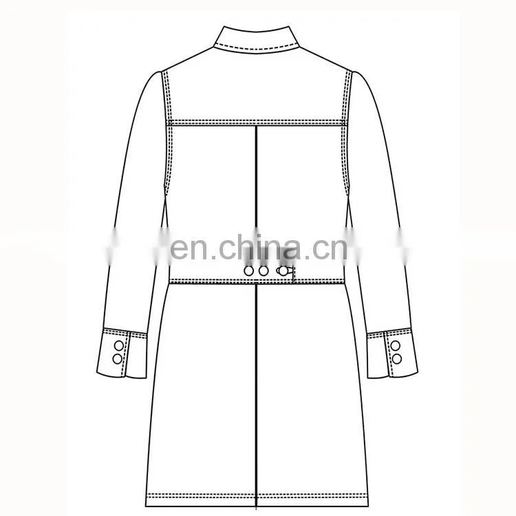100%Cotton White Hospital Uniforms Doctor Lab Coat