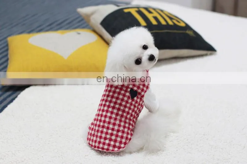 Elinfant classical cage pet dog cloth dog padded clothes