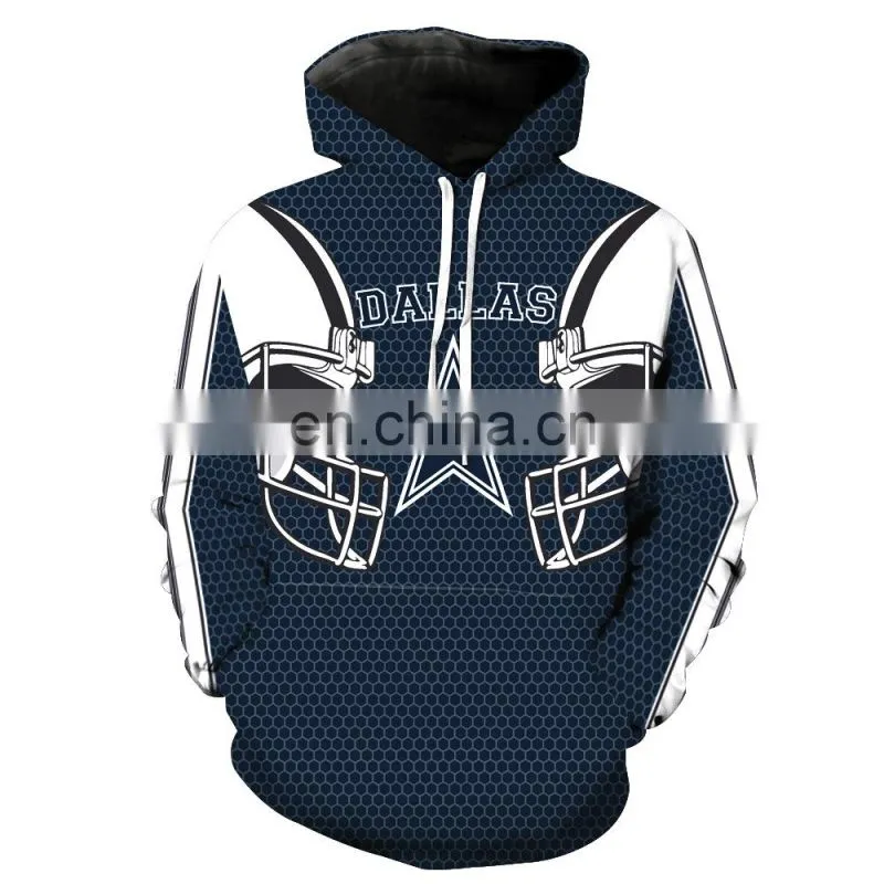 100% Pre-Shrunk Cotton Hoodies USA National Football Teams Hooded sweatshirts Sweater