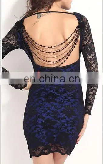 wild style sexy backless dress