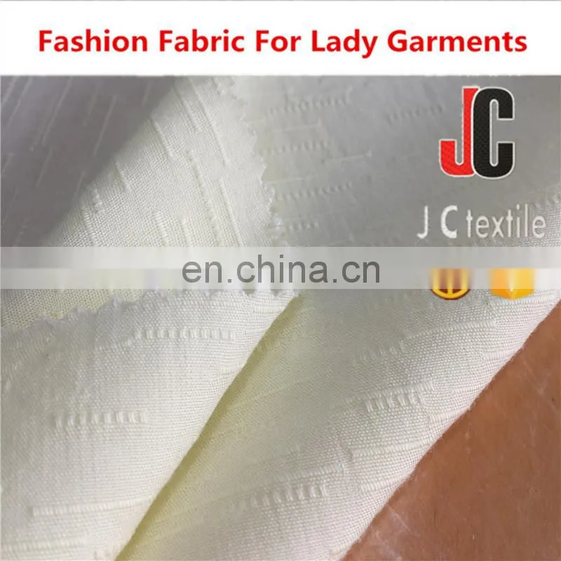 JC-M31178E shaoxing hot selling jacquard rayon dyed fabrics designs for dress
