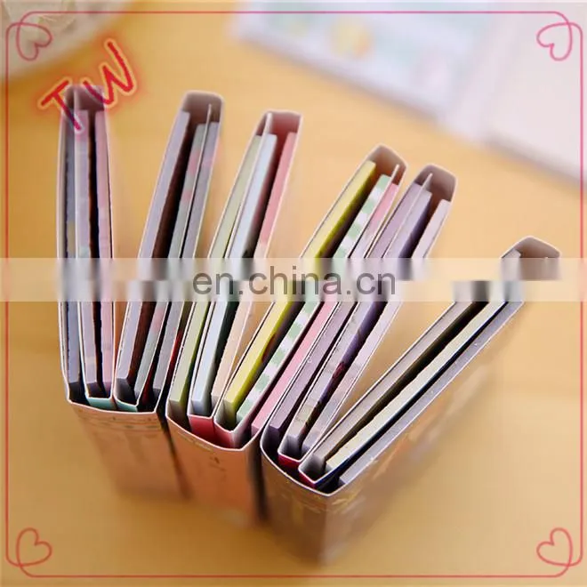 Low MOQ cute stationery online shopping .Factory price Customiezd Colorful Cute mini sticky note pad book
