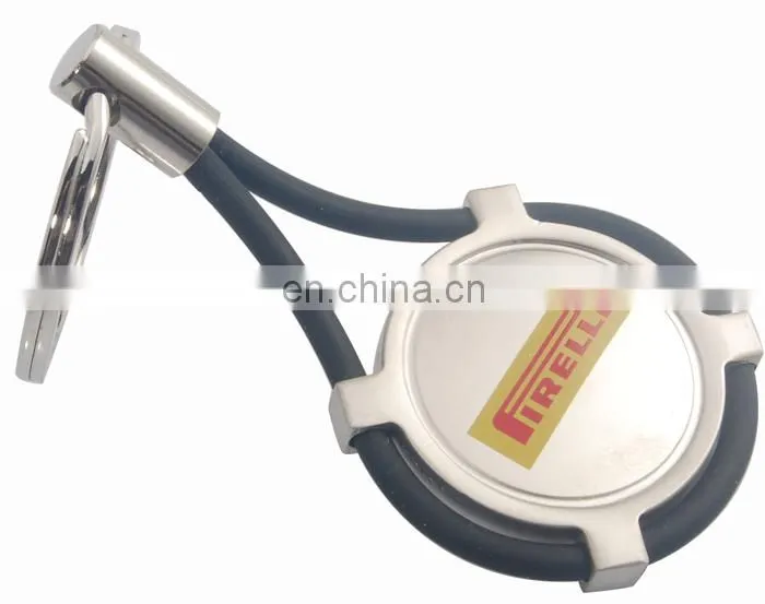 2017 promotional badminton 3d metal keychain
