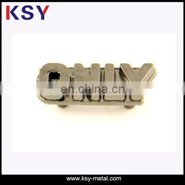 Shiny rose gold metal label / metal tag for Handbags & Germents