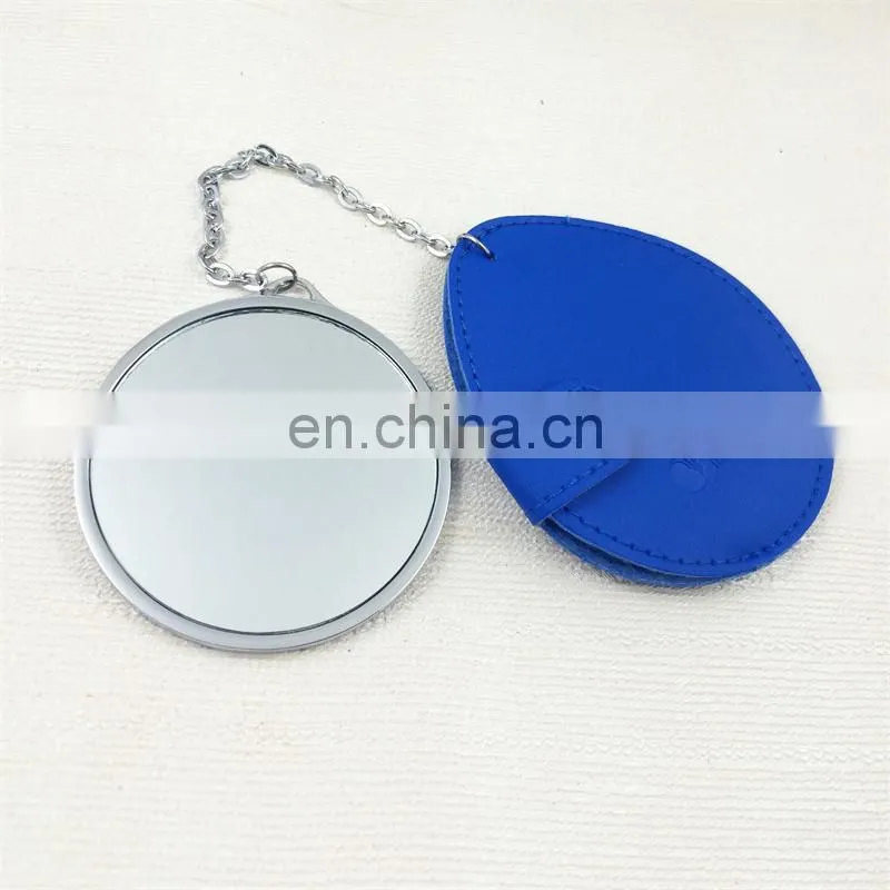 Metal compact mirror compact mirror with logo