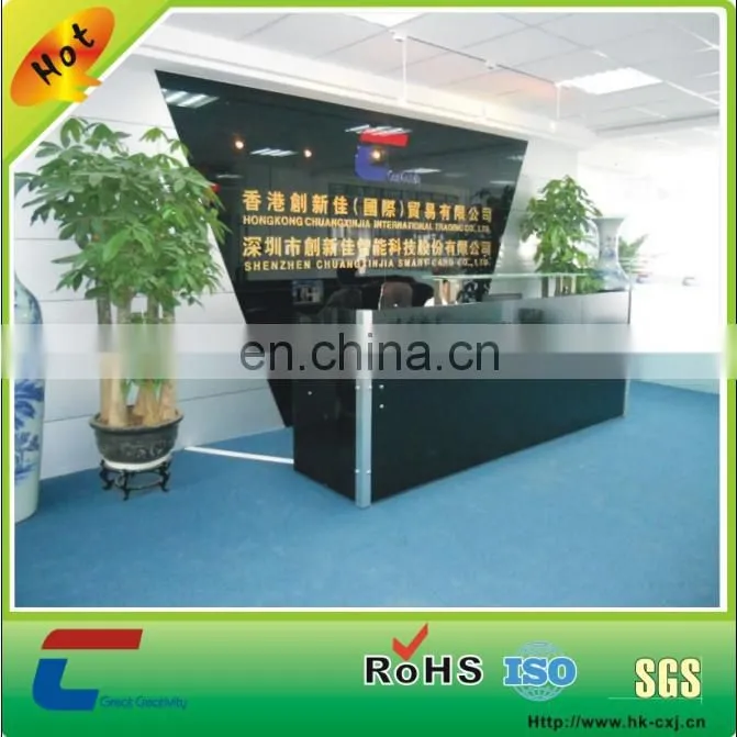 glossy mirror effect color printing stainless steel metal invitation card