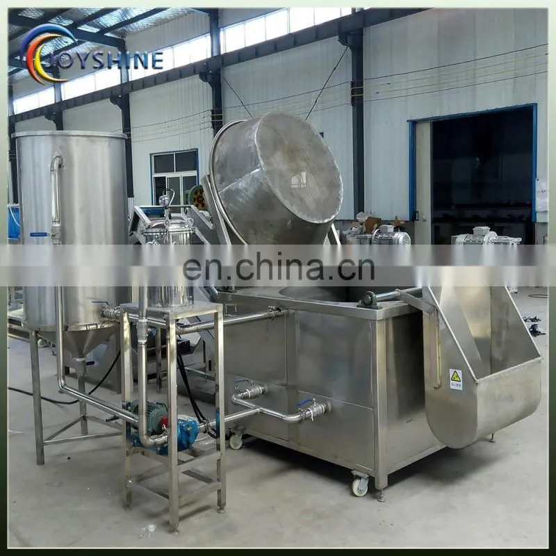 Industrial deep frying equipment for frying chicken