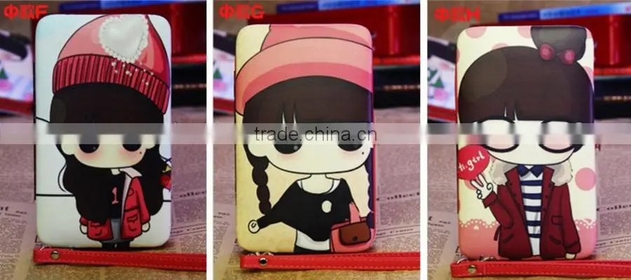 Graffiti PU leather Handbag wallet Purse cartera Carteira para dama Mujer de Ultimos modelos