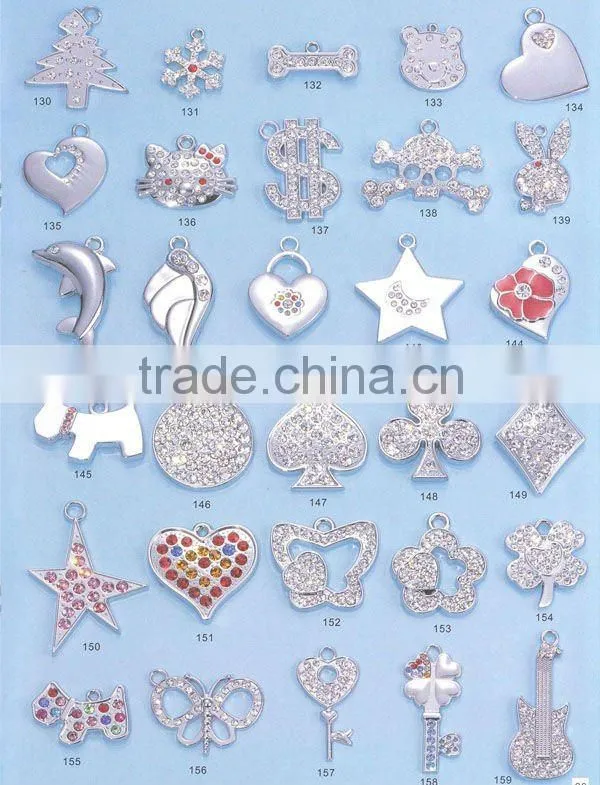 DIY rhinestone letter slide charm ( product catalog 16-20)