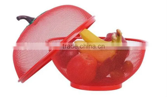 KH Steady Product Quality Cute Apple Shape Fruit Basket