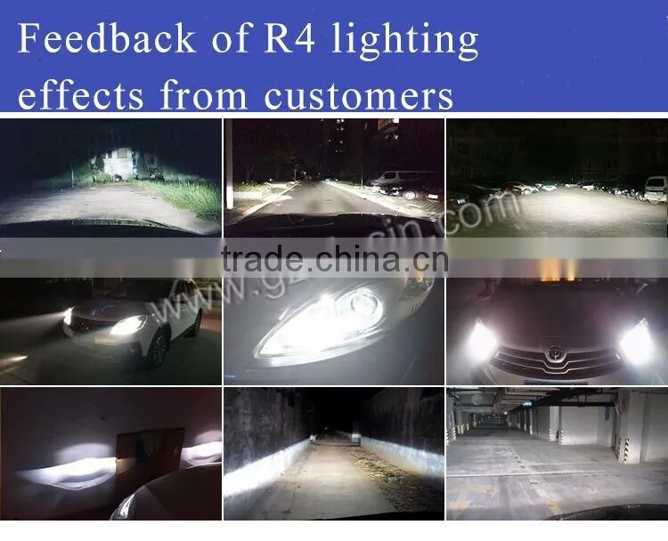 2016 super brightness high power R4 led car headlight from manufacturer