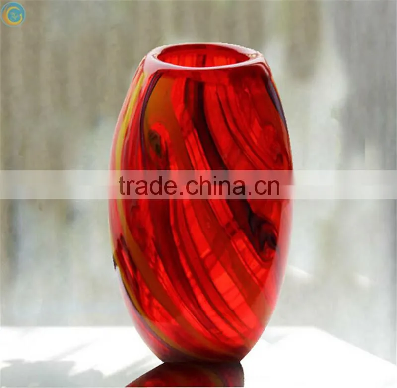 bud glass vase coloured glaze vase